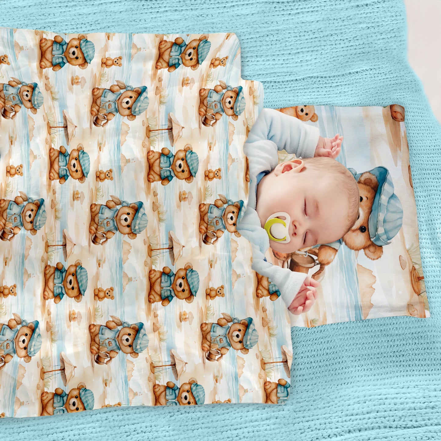Beach Bear Cot Set