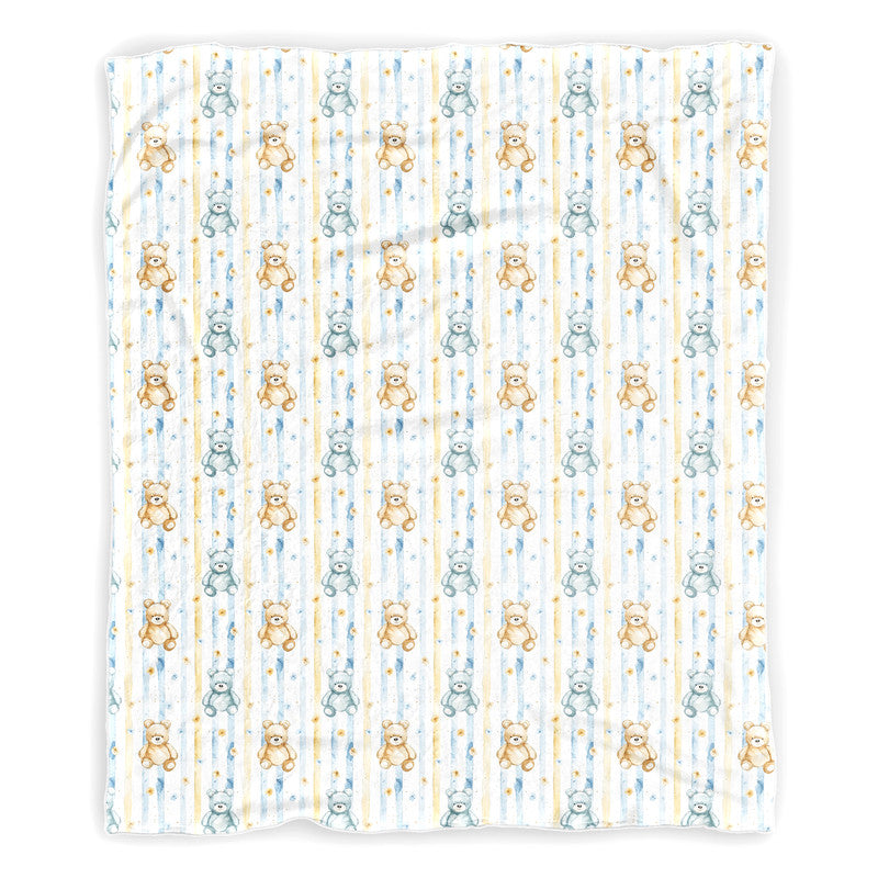 Bear On Strings Minky Blanket