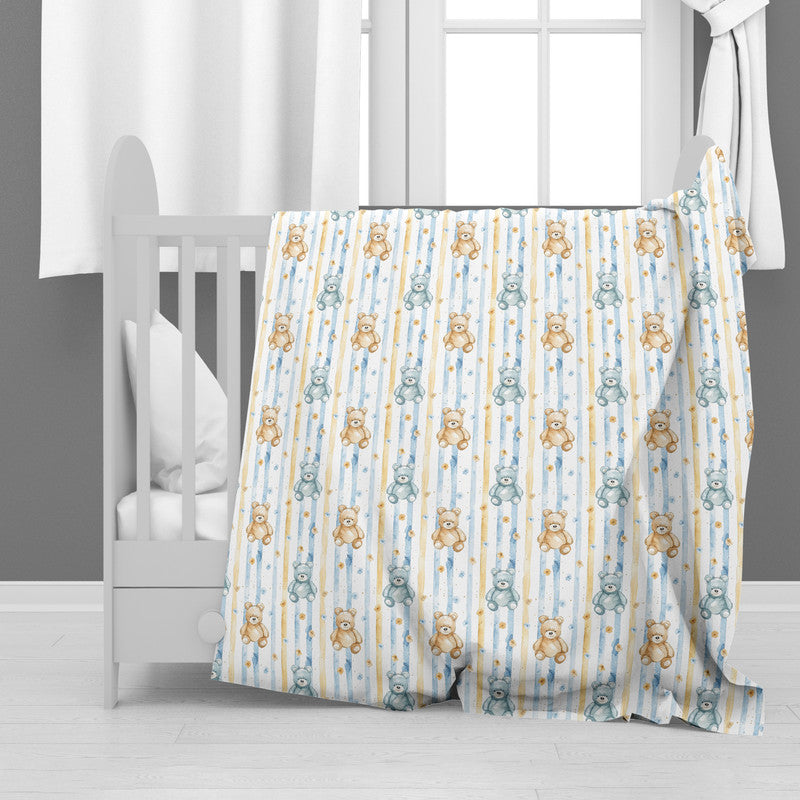 Bear On Strings Minky Blanket