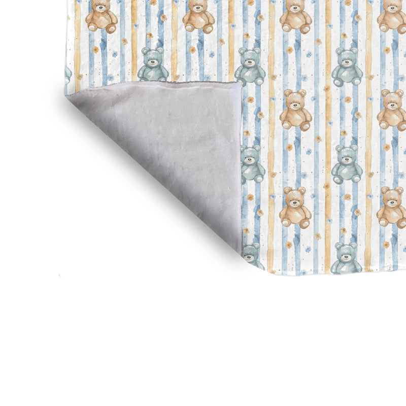 Bear On Strings Minky Blanket