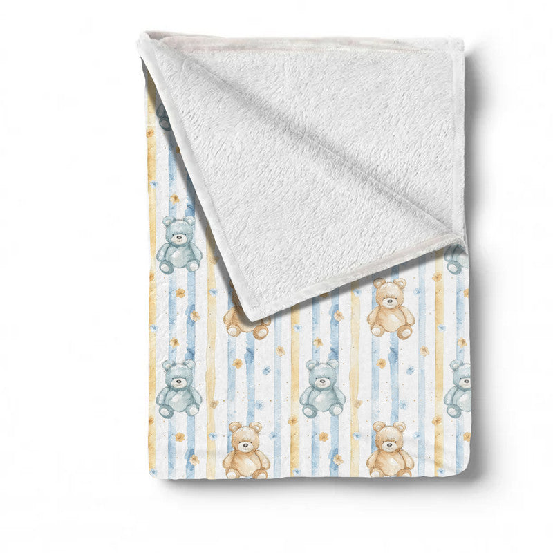 Bear On Strings Minky Blanket
