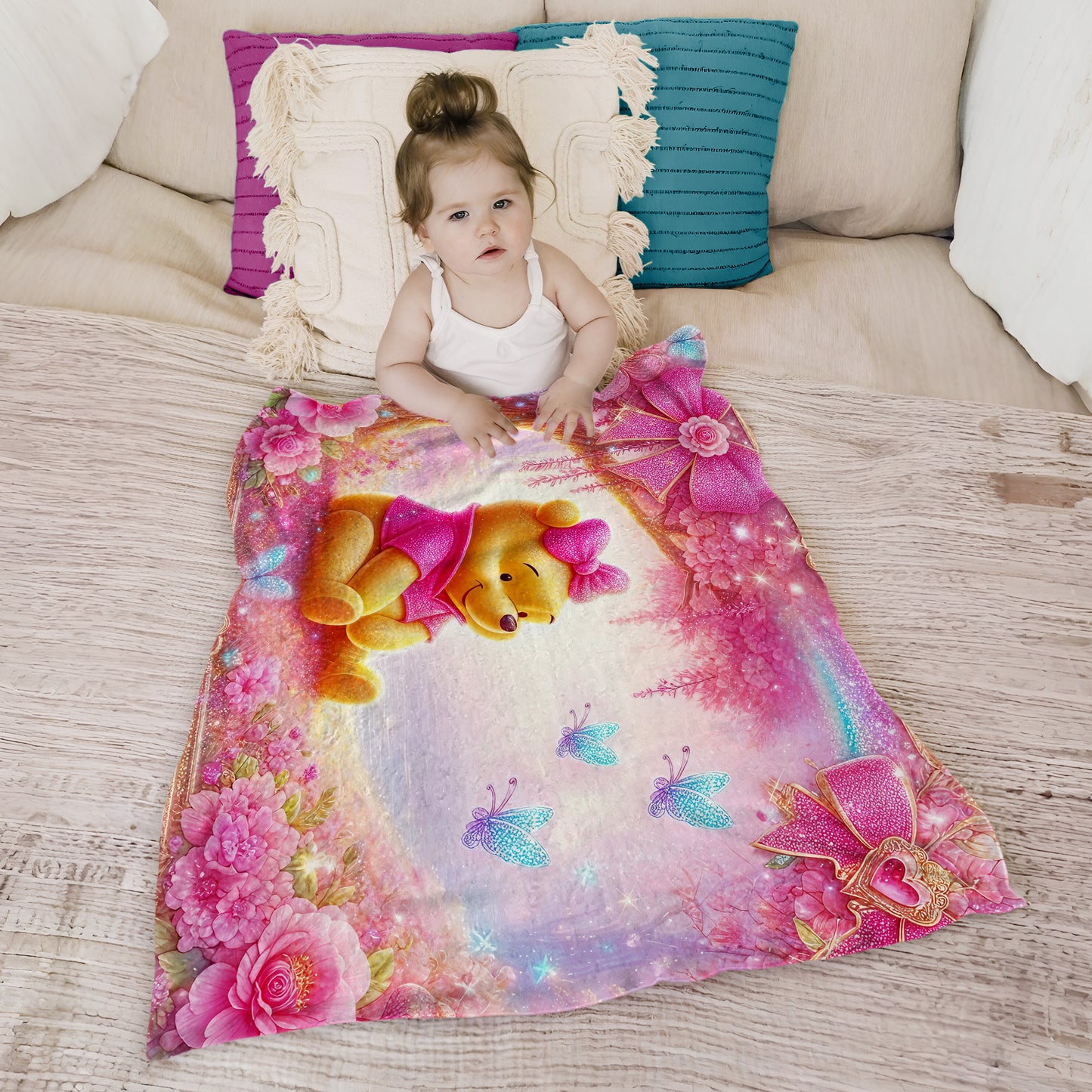 Bear Friend Toddler Fleece Blanket