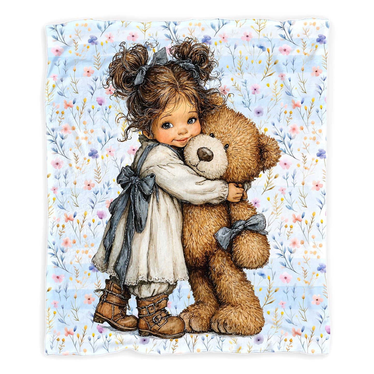 Bear Hug Toddler Fleece Blanket