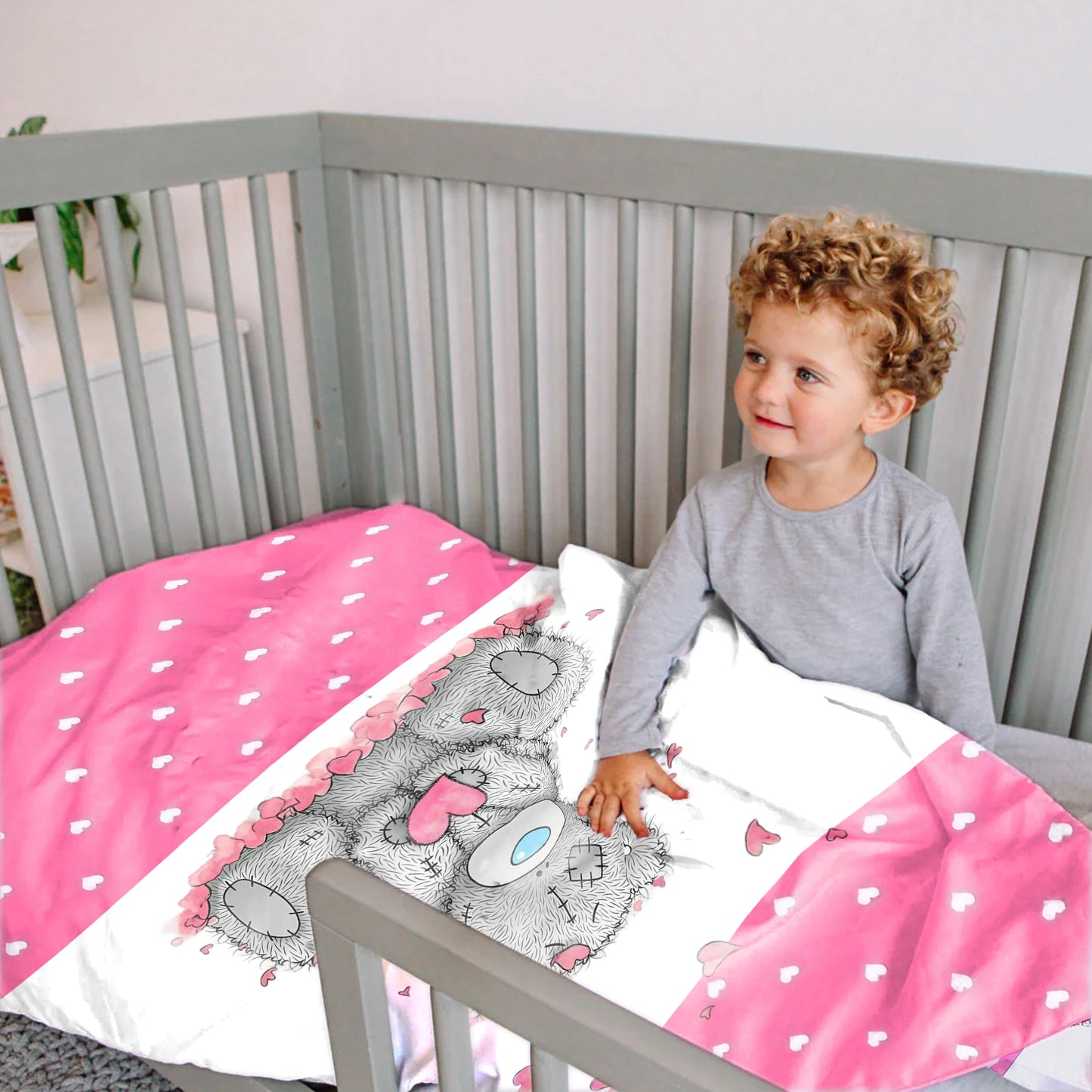 Bear Love Cot Set