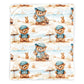 Bears At The Beach Baby Fleece Blanket