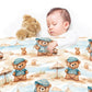 Bears At The Beach Baby Fleece Blanket