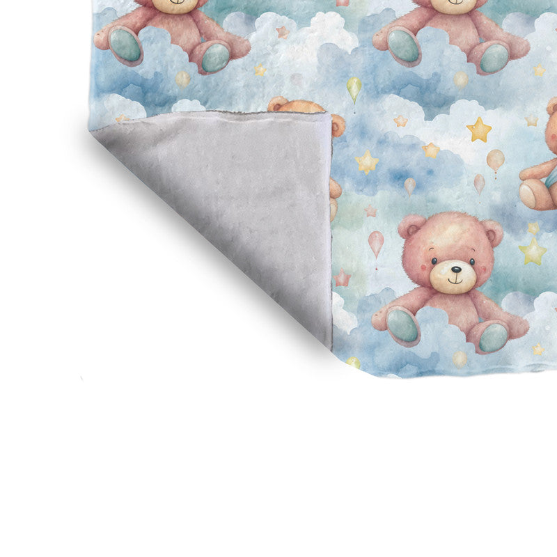 Bears In The Clouds Minky Blanket