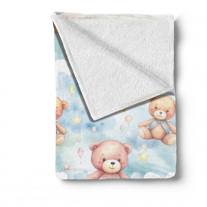 Bears In The Clouds Minky Blanket