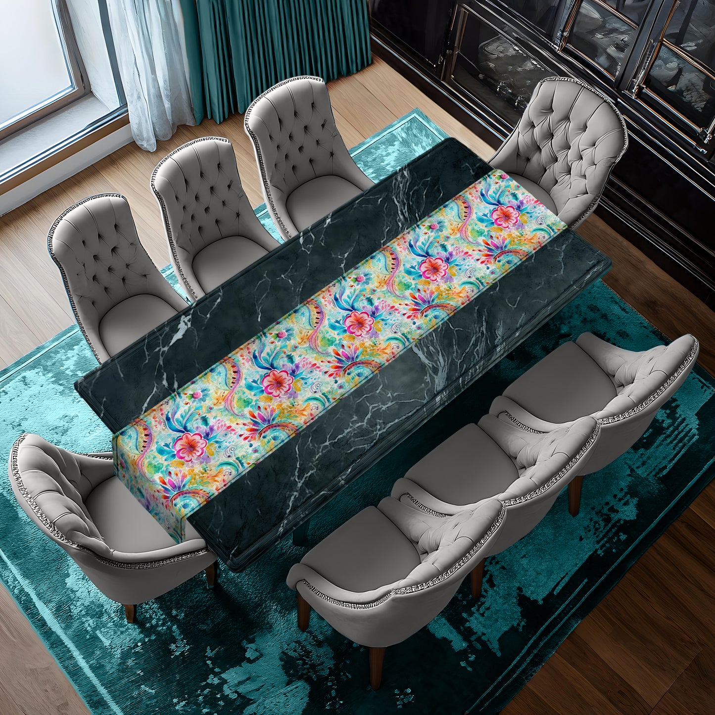Beatiful Colours Table Runner