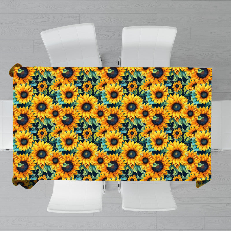 Beautiful Sunflowers Rectangle Tablecloth