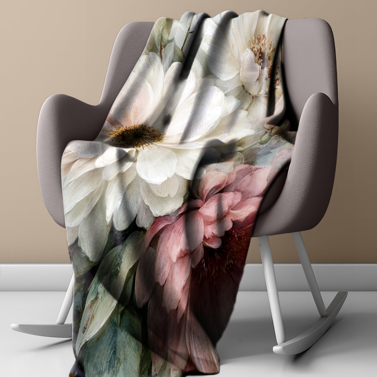 Beautiful Flowers Light Weight Fleece Blanket by Mark van Vuuren