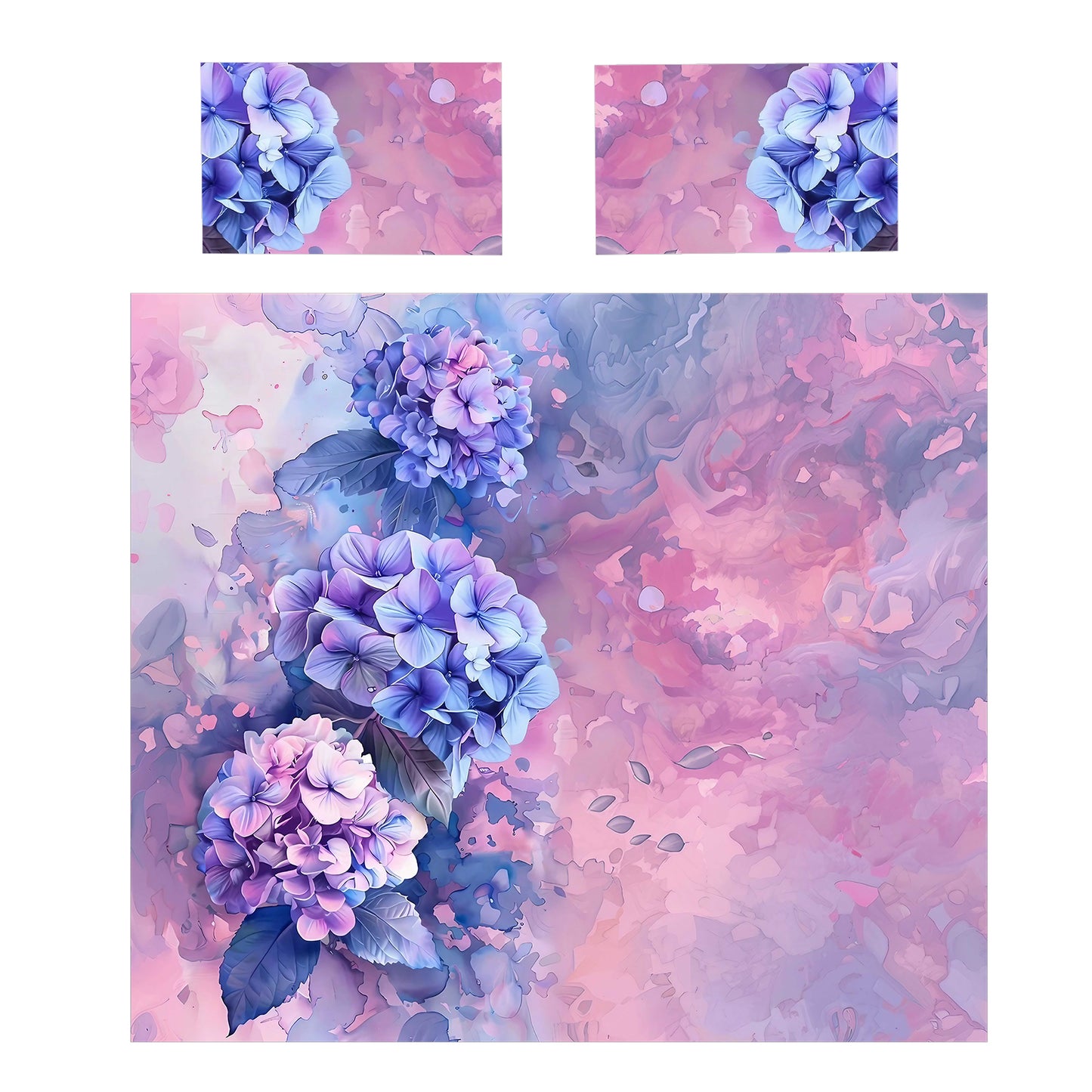 Beautiful Hydrangeas Duvet Cover Set