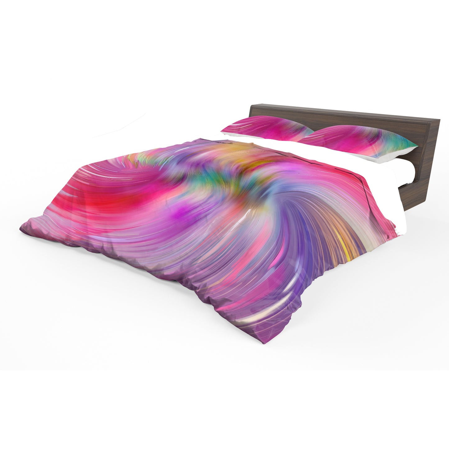 Beautiful Purple and Strawberry Colours Duvet Cover Set