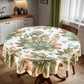 Beautiful Succulents On White Round Tablecloth by Mark van Vuuren