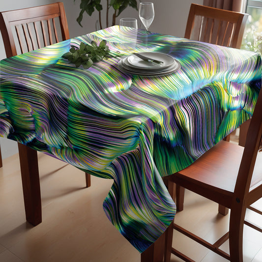 Beautiful Swirls Square Tablecloth