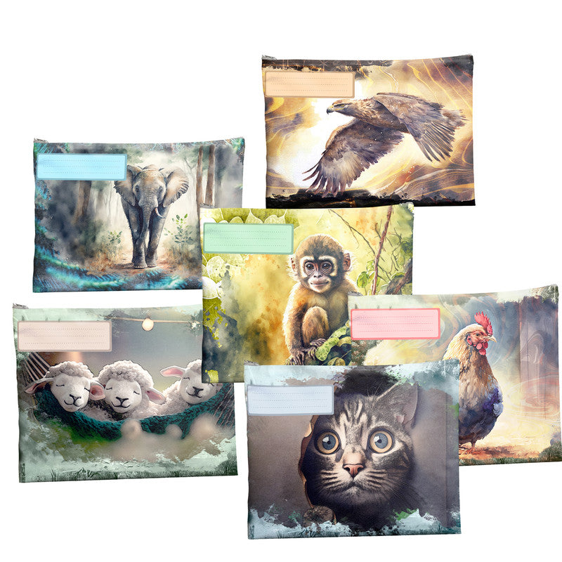 Bedtime Stories Subject Savvy Book Bags Set of 6