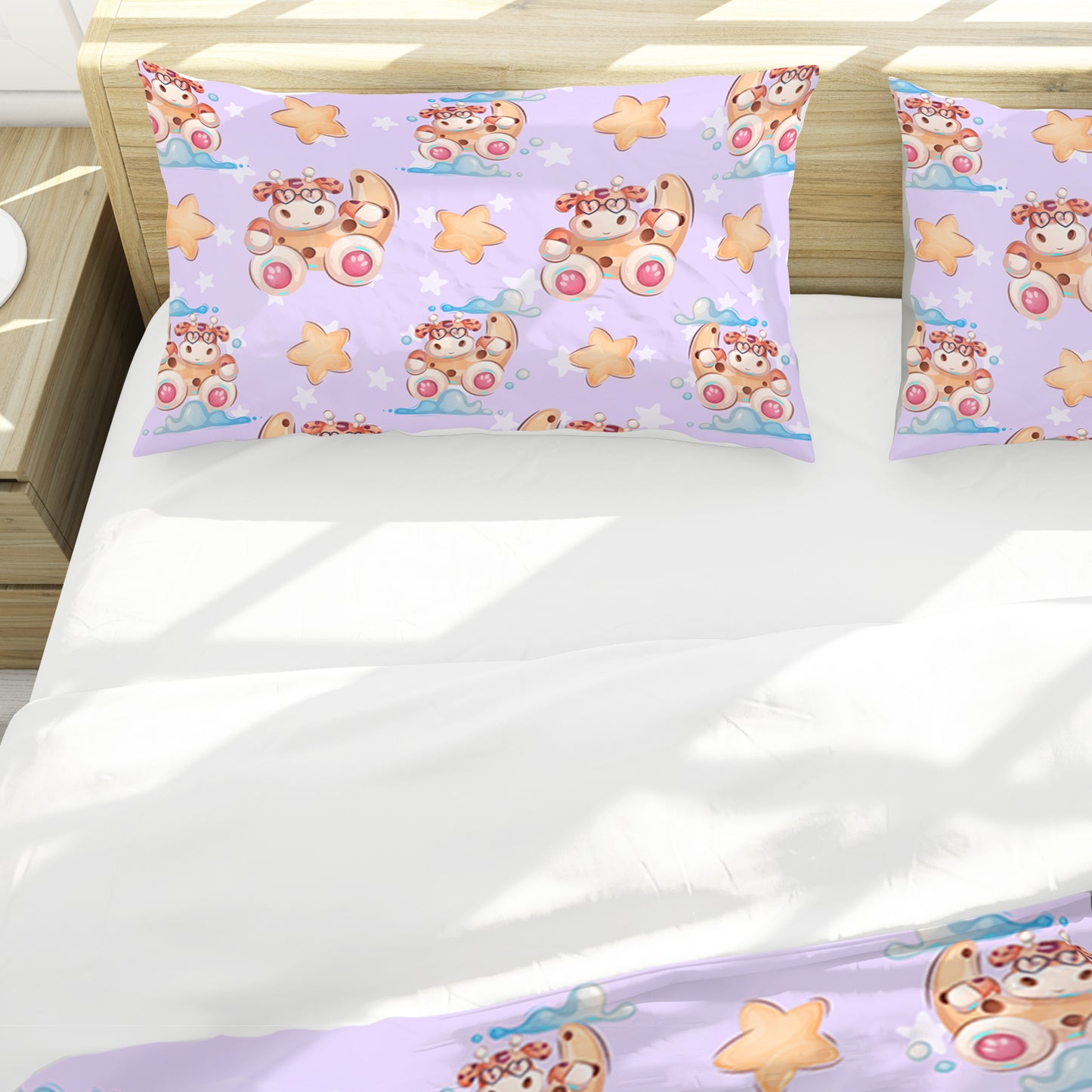 Bedtime Cow Kids Duvet Cover Set
