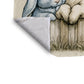 Bedtime Sleepy Farm Animals Baby Fleece Blanket by Wikus Schalkwyk