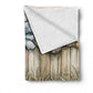 Bedtime Sleepy Farm Animals Baby Fleece Blanket by Wikus Schalkwyk