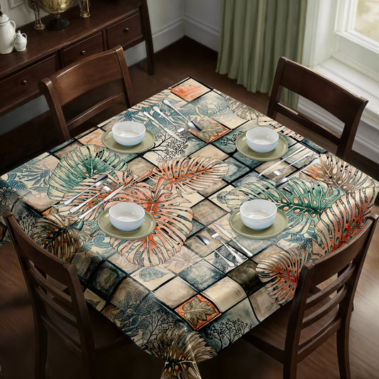 Beginning of Autumn Square Tablecloth