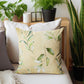 Beige Green Leaves Pattern Luxury Scatter by Mark van Vuuren
