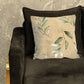 Beige Green Leaves Pattern Luxury Scatter by Mark van Vuuren