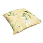 Beige Green Leaves Pattern Luxury Scatter by Mark van Vuuren