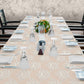 Beige Baroque Pattern 3m Rectangle Tablecloth
