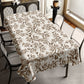 Beige Bloom Rectangle Tablecloth By Mark Van Vuuren