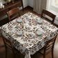 Beige Bloom Square Tablecloth By Mark Van Vuuren