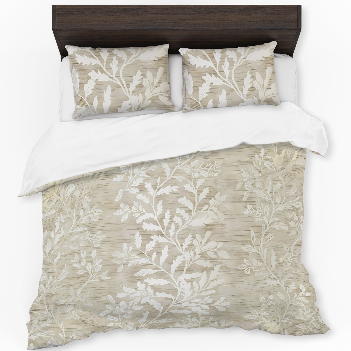 Beige Branches Duvet Cover Set