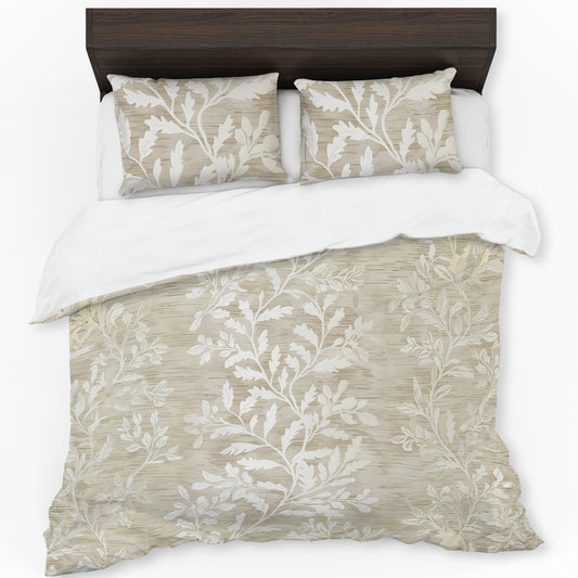 Beige Branches Duvet Cover Set
