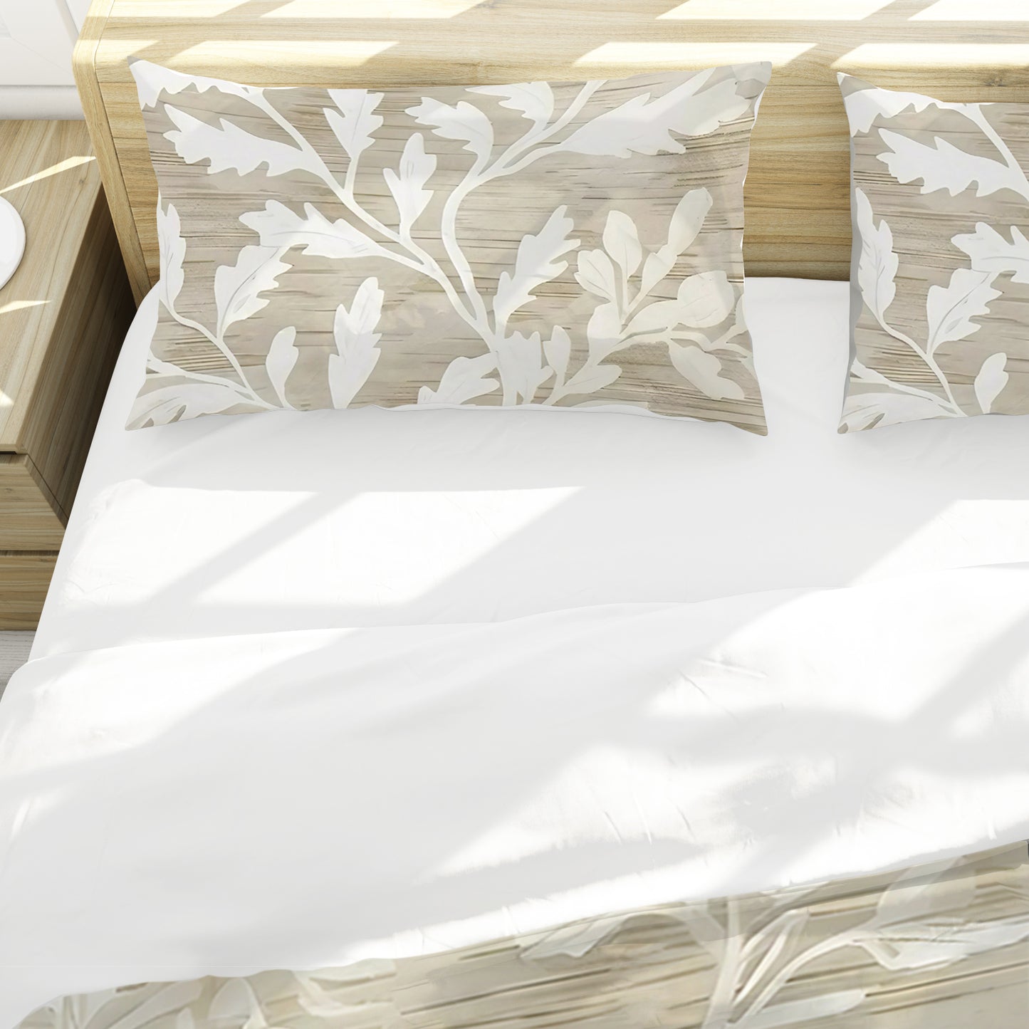 Beige Branches Duvet Cover Set