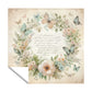 Beige Flowera and Butterflies Square Tablecloth