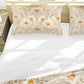 Beige Lily Blossom Duvet Cover Set