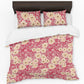 Beige & Pink Peony Duvet Cover Set