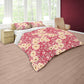 Beige & Pink Peony Duvet Cover Set