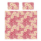 Beige & Pink Peony Duvet Cover Set
