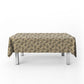 Beige with Delicate Leaves Rectangle Tablecloth