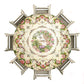 Beige with Forget Me Nots 2,3m Round Tablecloth