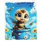 Benny Bee Baby Fleece Blanket