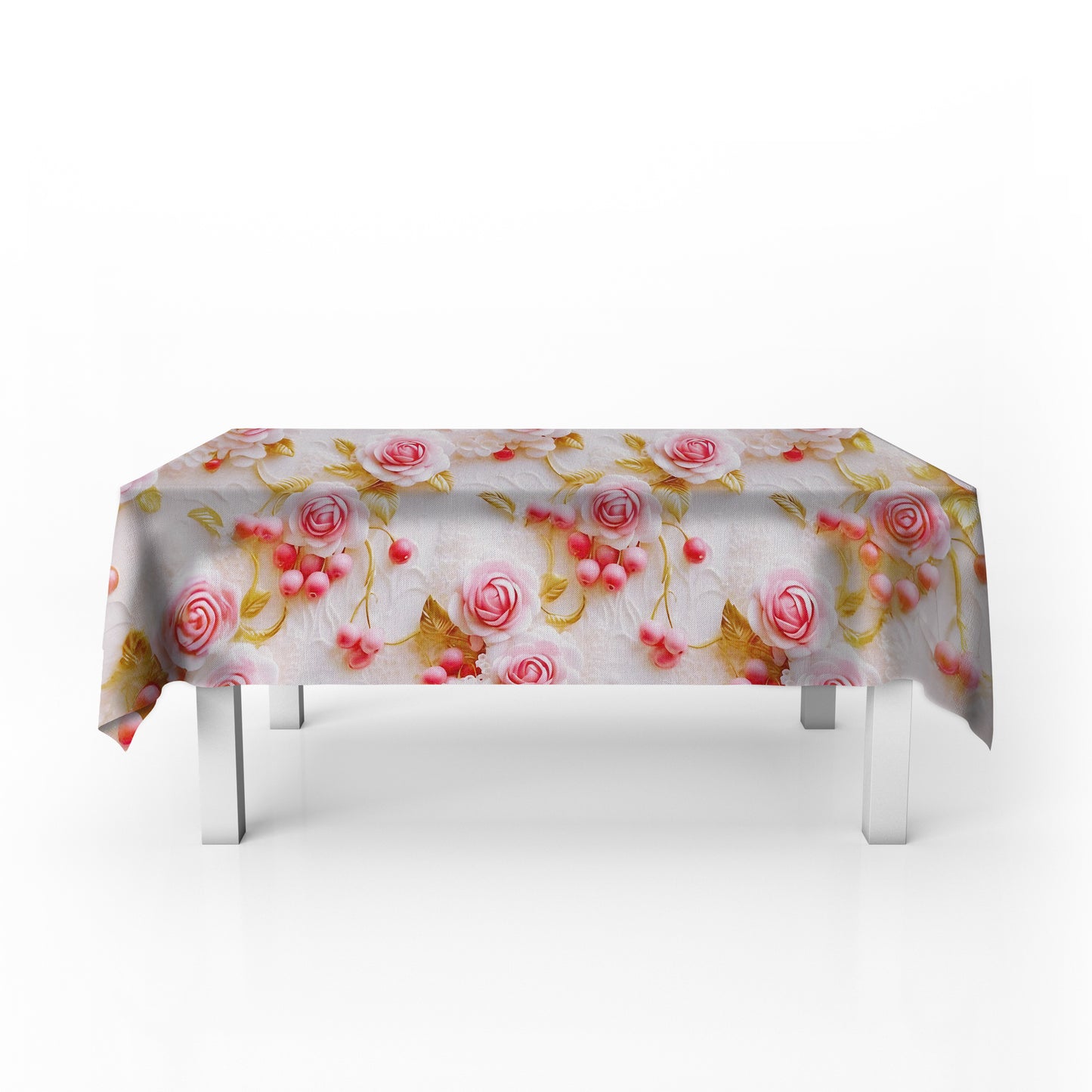 Berries In Bloom Rectangle Tablecloth