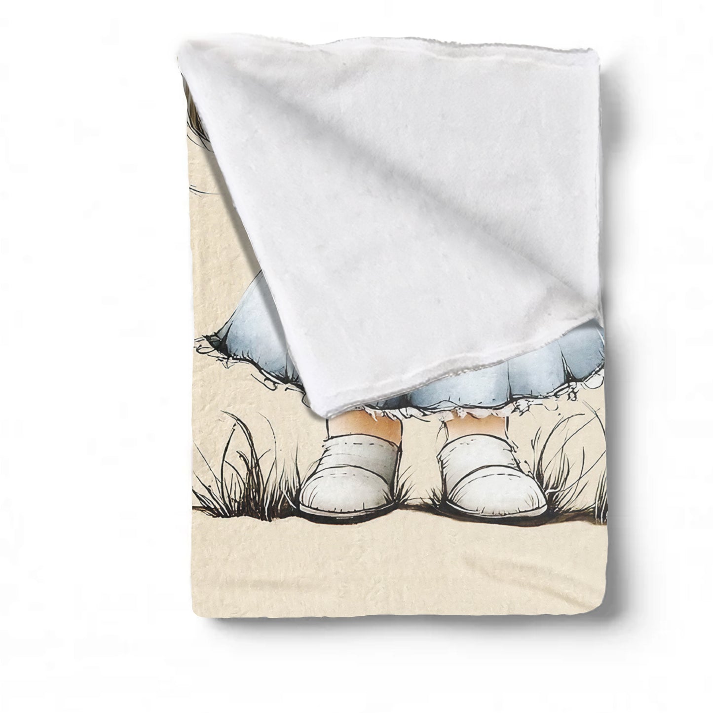 Betty Blossoms Toddler Fleece Blanket
