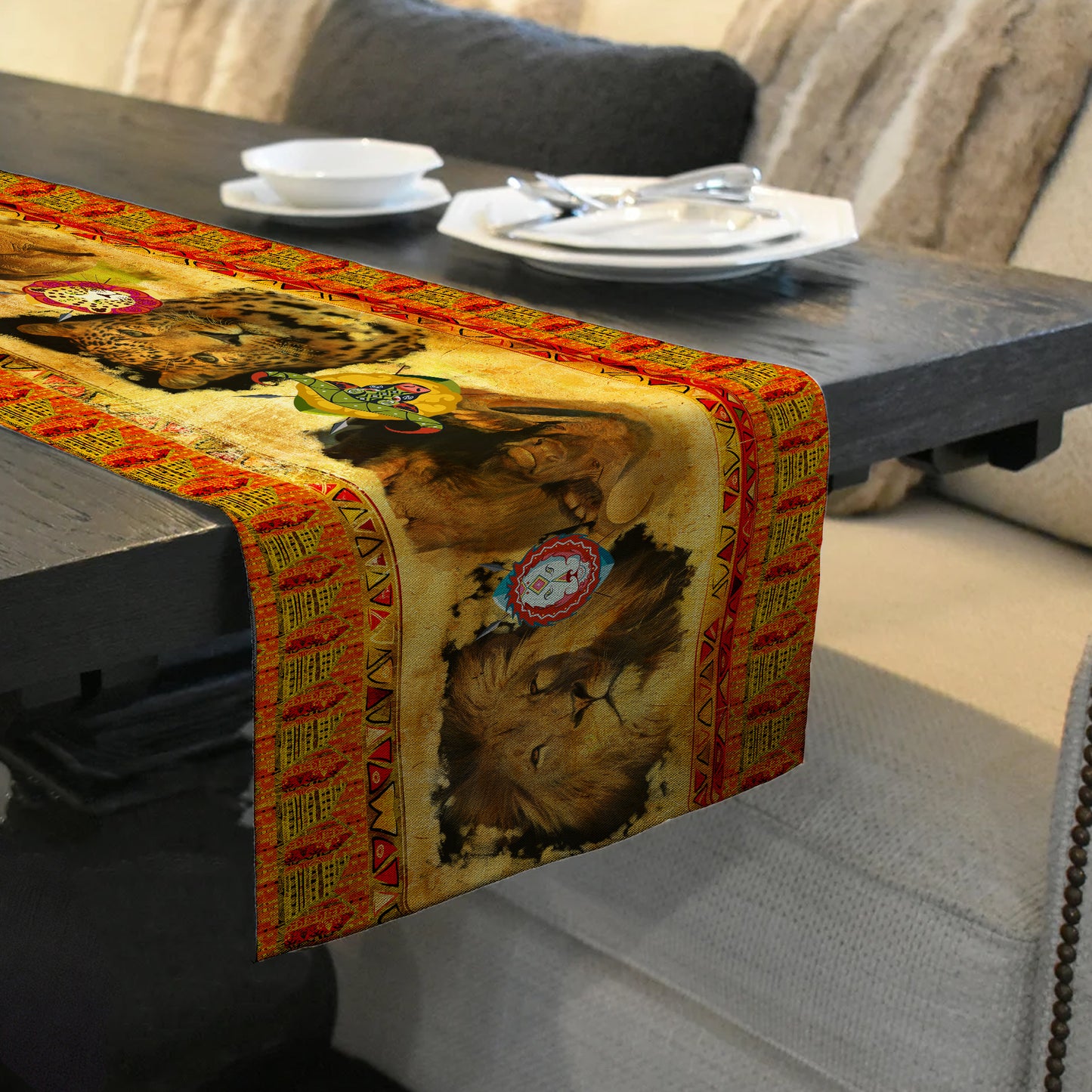 Big Five Theme Table Runner