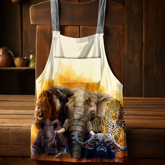 Big Five Medium Length Apron by Delene Lambert
