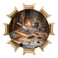 Biltong Potjie Kos 2,3m Round Tablecloth