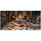 Biltong Potjie Kos 3m Rectangle Tablecloth