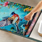 Birdbath Door Decoupage