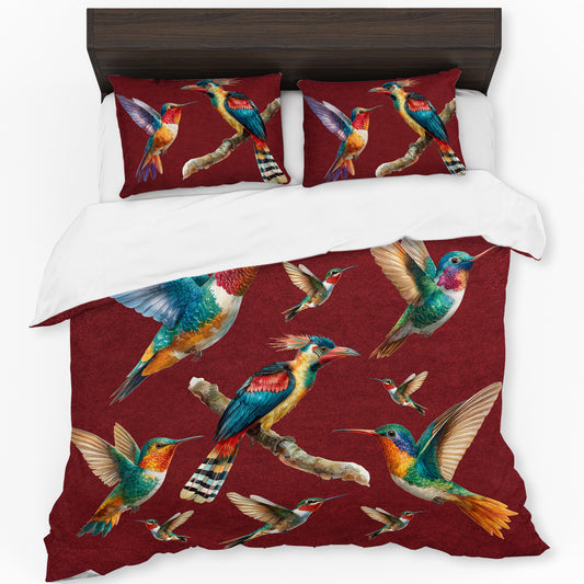 Bird of Many Colours Duvet Cover Set by Mark van Vuuren
