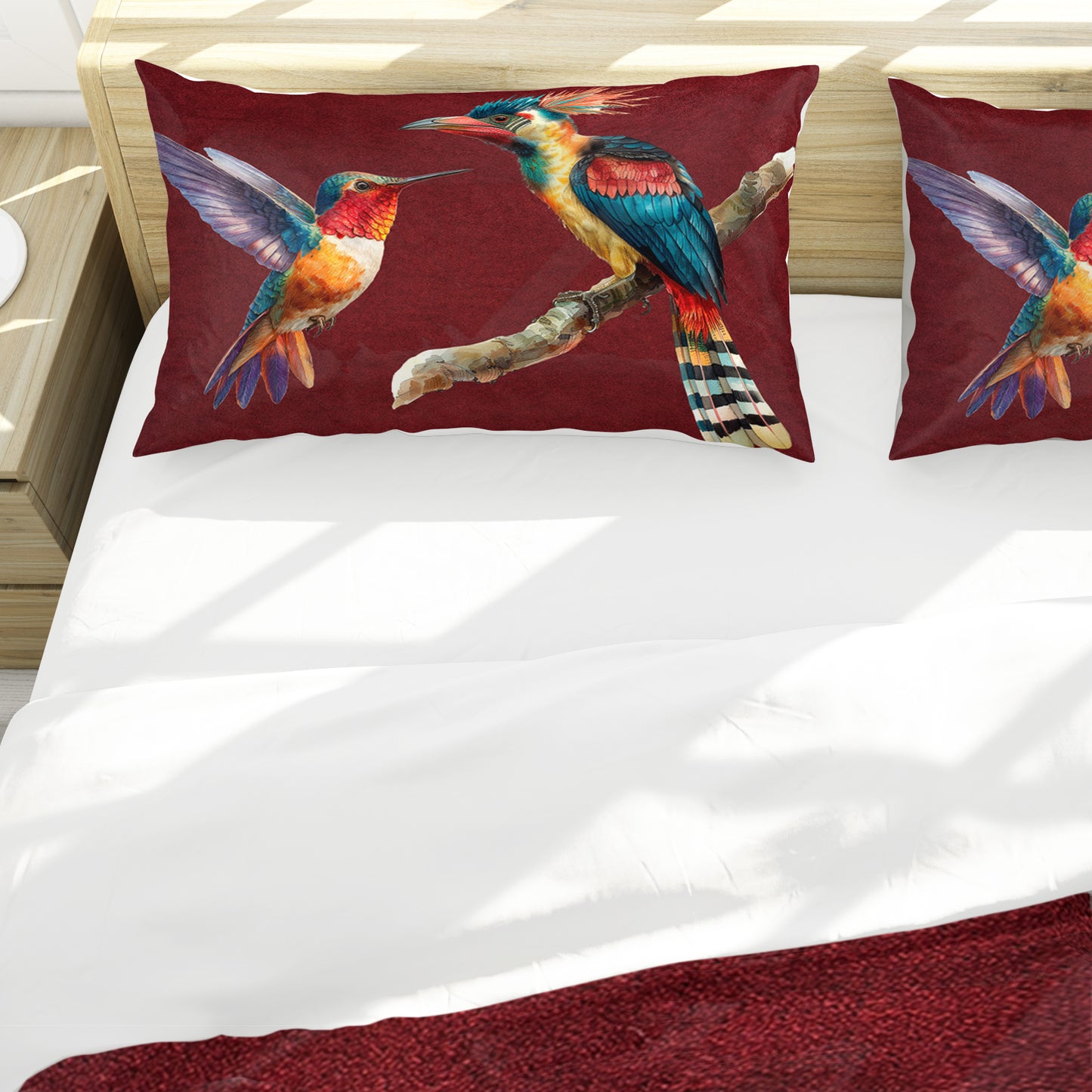 Bird of Many Colours Duvet Cover Set by Mark van Vuuren